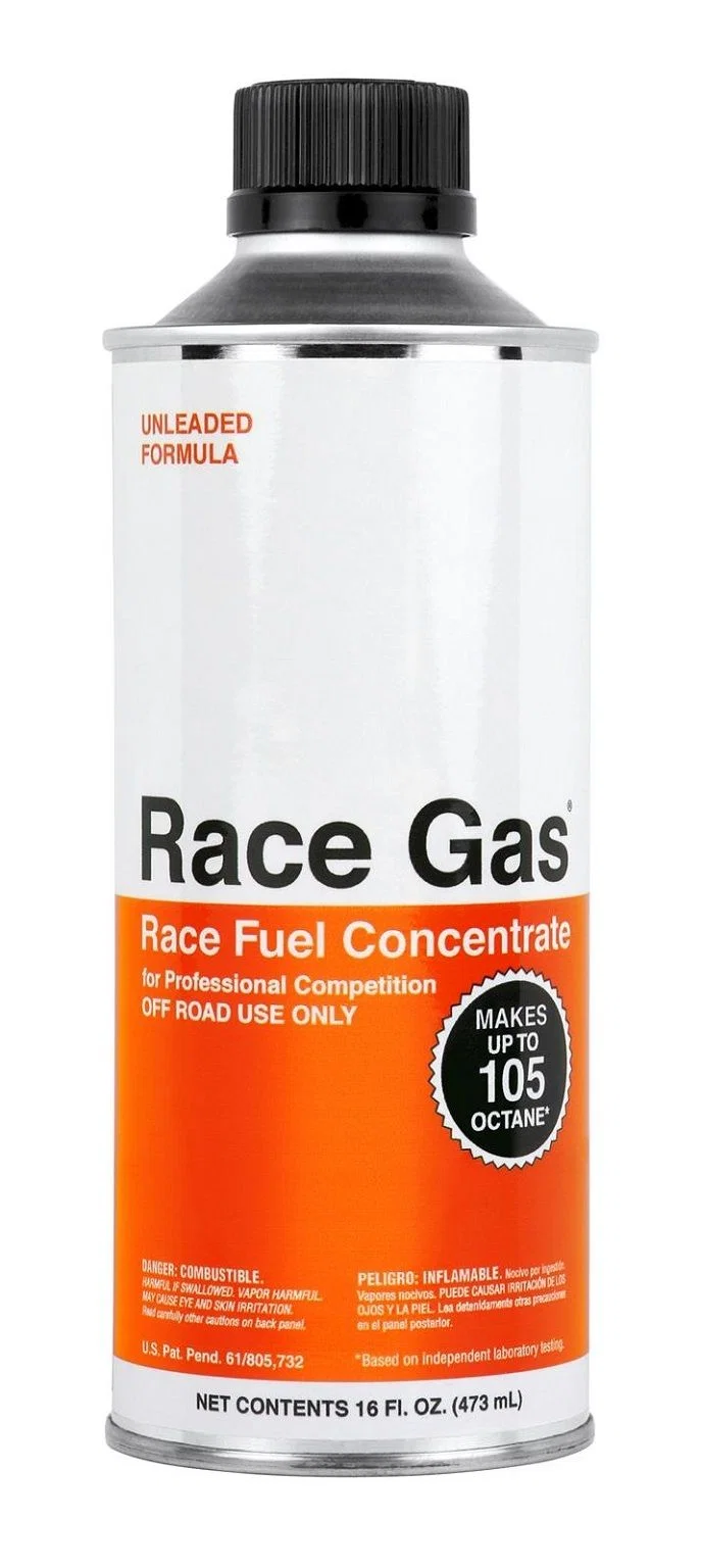 100016 – RACE GAS Fuel Additive, Octane Booster For Gasoline 16 Ounce Bottle Single Used To Boost Octane Ranging 100 ...